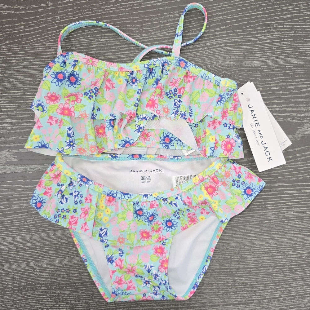 Janie and Jack Kids Bikini - Floral